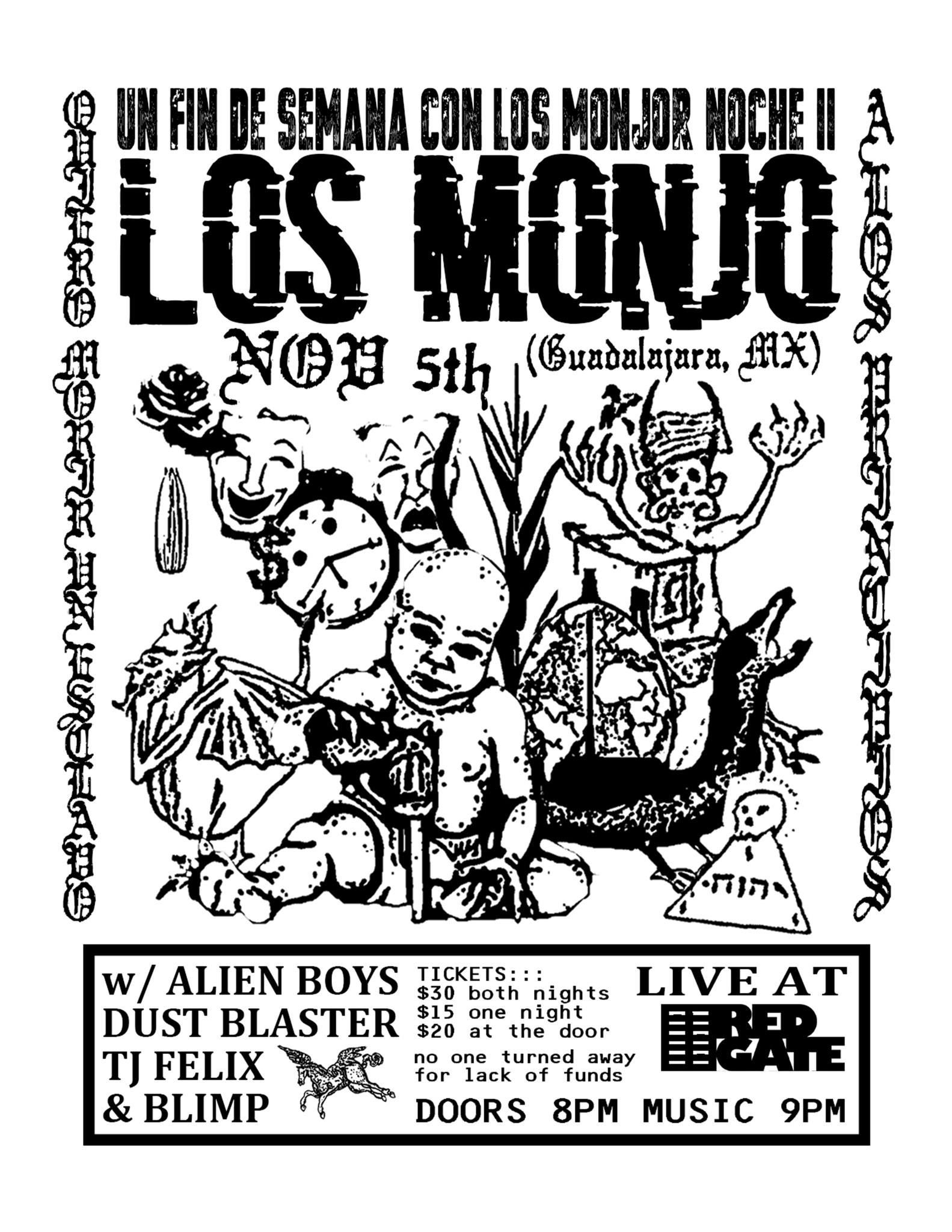 Playing with Los Monjos at the Redgate November 5