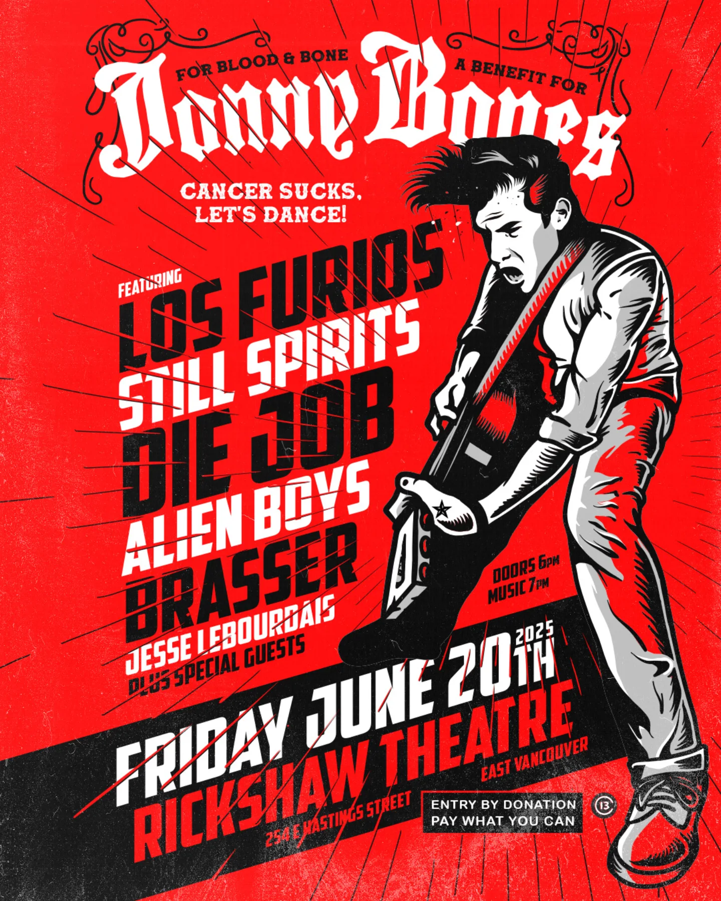 Fuck Cancer: A benefit for Jonny Bones